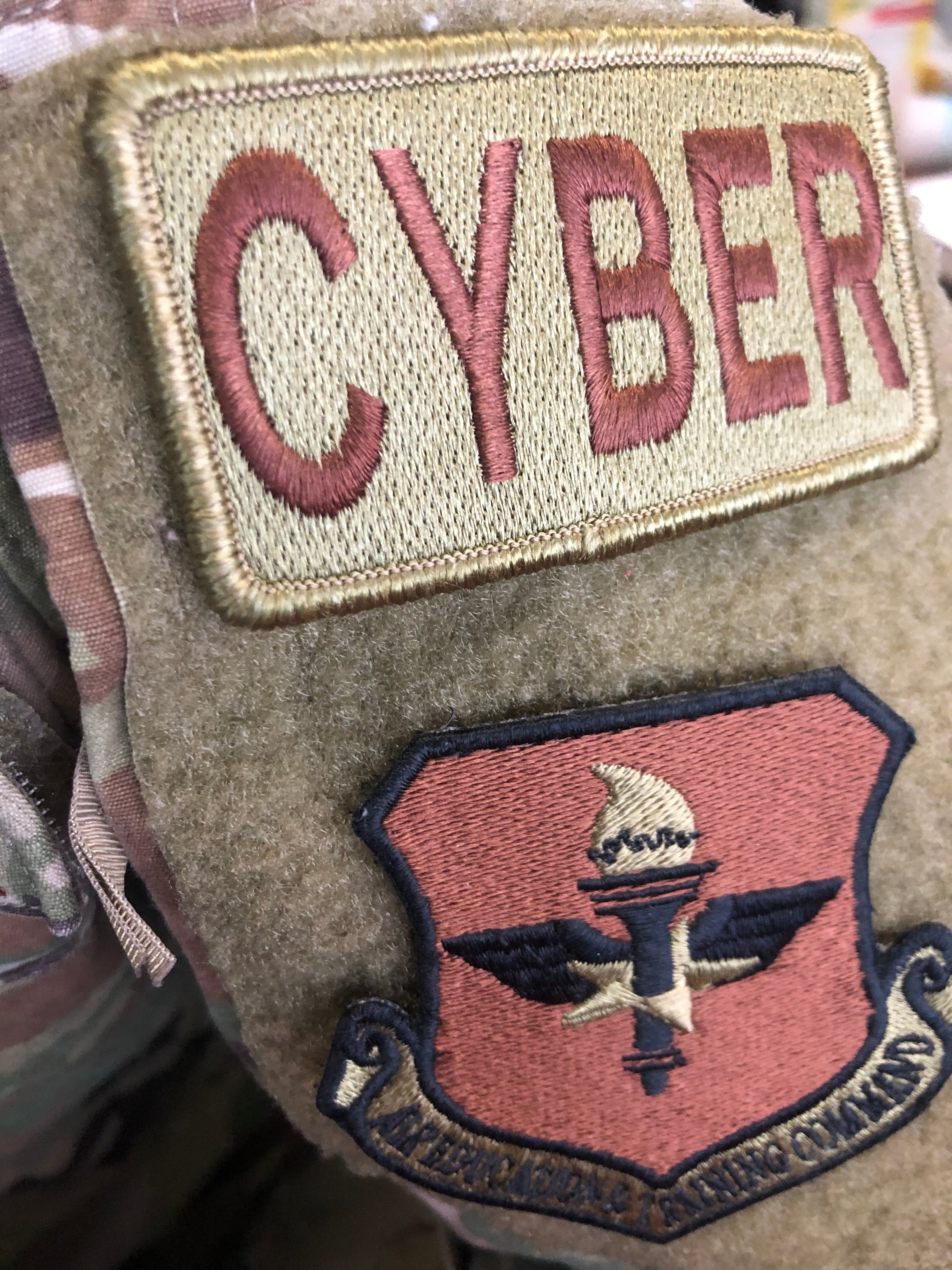 CYBER- Duty Identifier Patch with Bagby Boarder