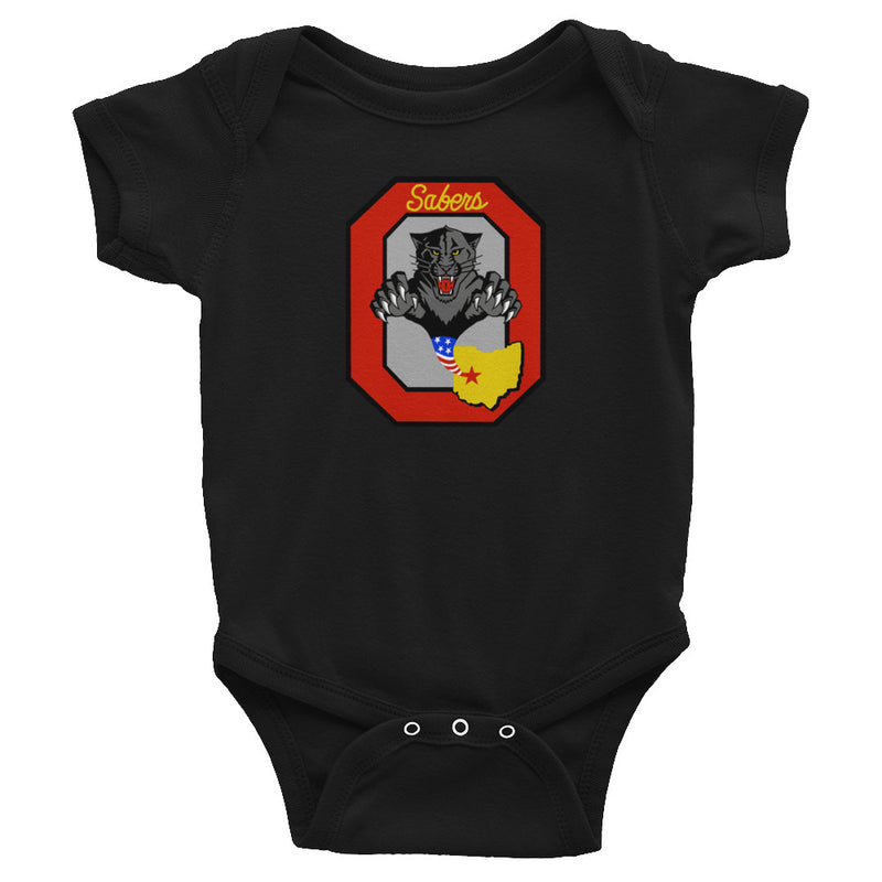 OHANG Block O Infant Bodysuit - Reaper Patches