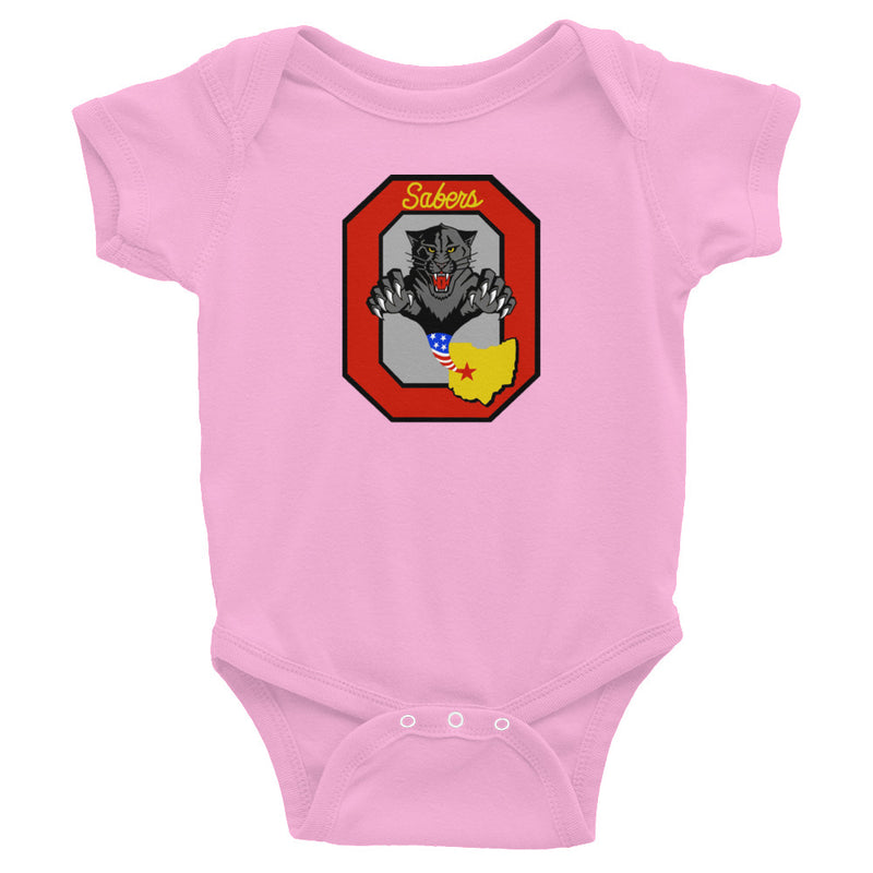 OHANG Block O Infant Bodysuit - Reaper Patches