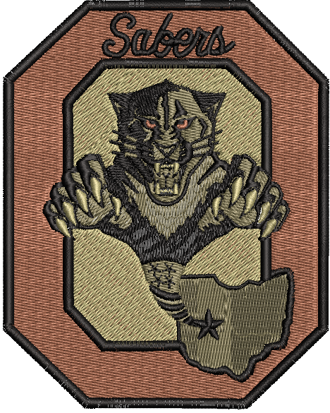OHANG Sabers Block O Patch OCP - Reaper Patches