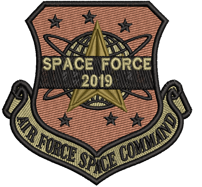 USAF SPACE COMMAND SPACE FORCE 2019